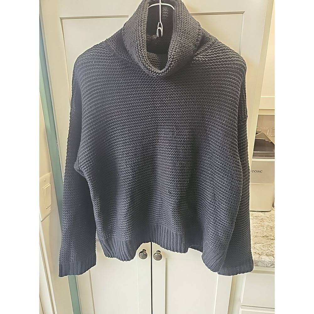 Maison Mascallier‎ Black Sweater Sz XL